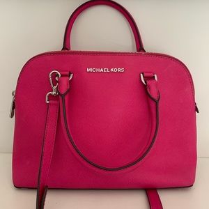 hot pink michael kors bag